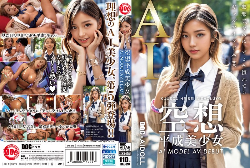 空想平成美少女 AI MODEL AV DEBUT アイキャッチ画像 【エロルセレクト｜新人AVカタログ＆厳選抜きレポ】